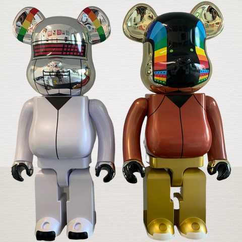 Bearbrick 1000% DaftPunk set